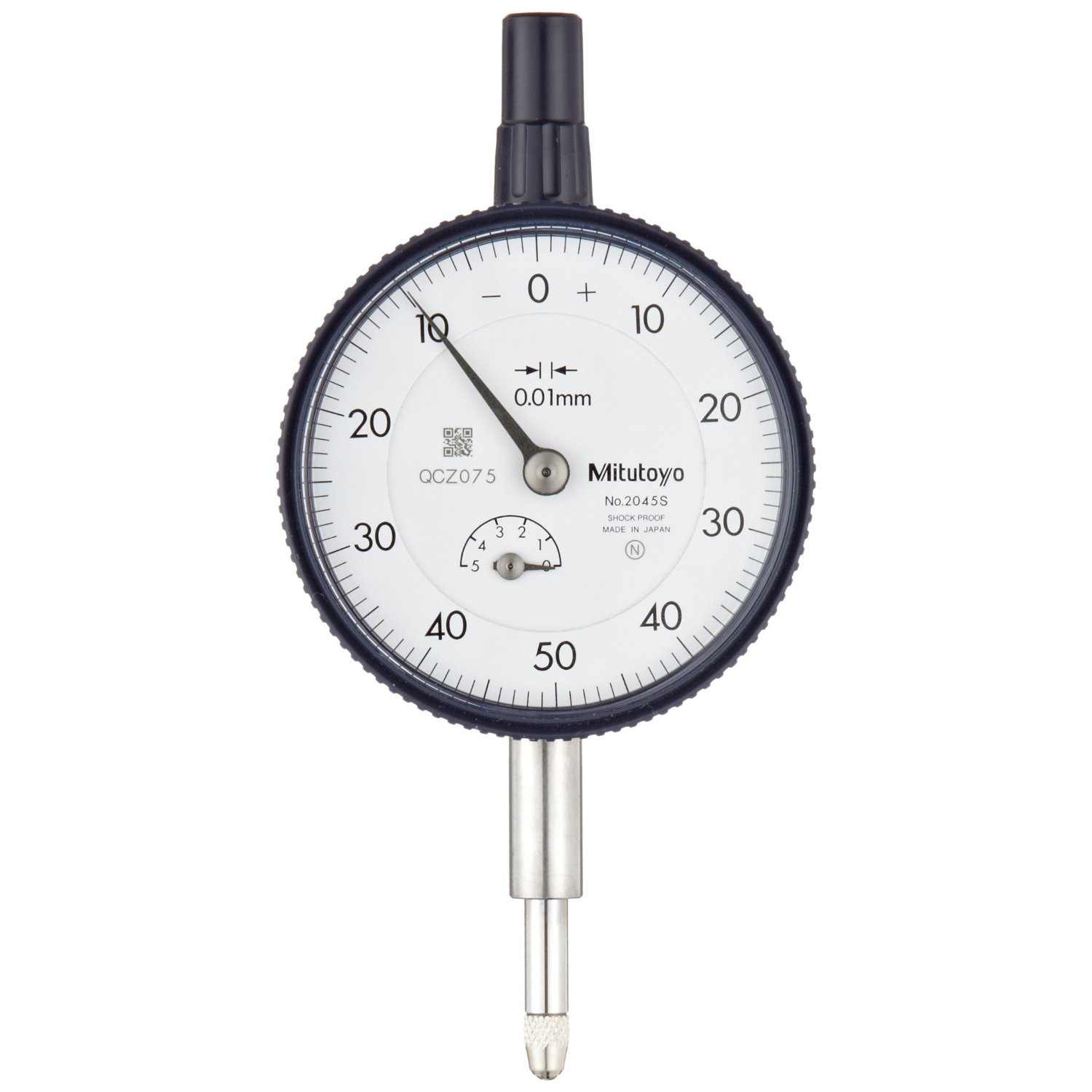 Mitutoyo 2045S Dial Indicator 5MM/0.01MM - Click Image to Close